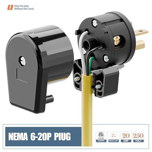 NEMA 6-20P 20A 250V Plug