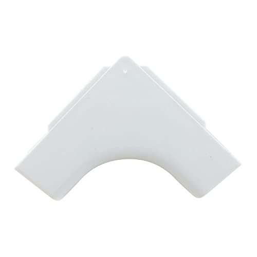 Construct Pro™ 1.38" Inside Corner Duct Adapter 5-Pack (White)