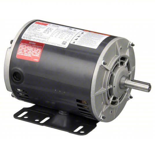 DAYTON Direct Drive Blower Motor: 1 Speed, Open Drip Proof, Rigid Base Mount, 1 1/2 hp Horsepower