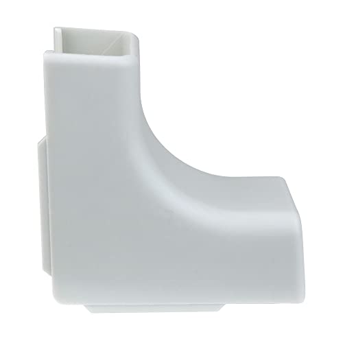 Construct Pro™ 1.38" Inside Corner Duct Adapter 5-Pack (White)