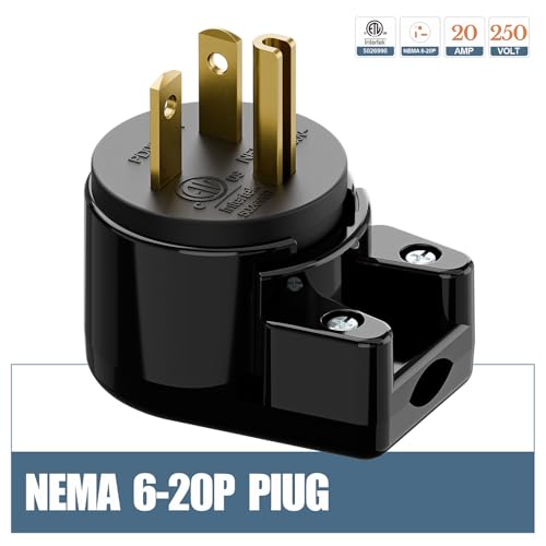 NEMA 6-20P 20A 250V Plug