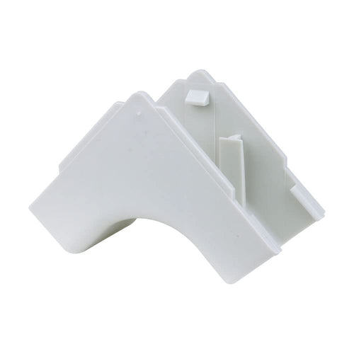 Construct Pro™ Paquete de 5 adaptadores de canal de esquina interior de 1.38 pulgadas (blanco)
